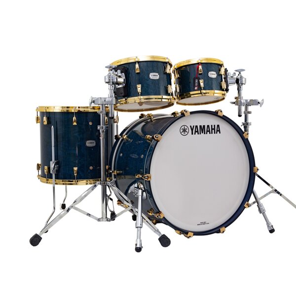 Yamaha Yamaha PHX Phoenix 22" Drum Kit, Sapphire Gloss w/Gold Hardware
