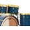 Yamaha Yamaha PHX Phoenix 22" Drum Kit, Sapphire Gloss w/Gold Hardware