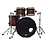 Misc North Custom 22" Walnut Drum Kit, Natural Walnut