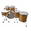 Misc Tee Drums 22" Drum Kit, Satin Apple