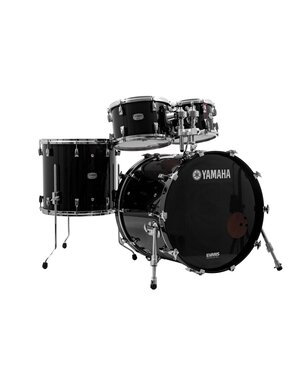 Yamaha Yamaha Absolute Hybrid 22" Maple Drum Kit, Solid Black