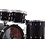 Yamaha Yamaha Absolute Hybrid 22" Maple Drum Kit, Solid Black