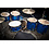 DW Drums DW Collectors 22" Maple SSC Drum Kit, Blue Glass w/Black Nickel Hardware