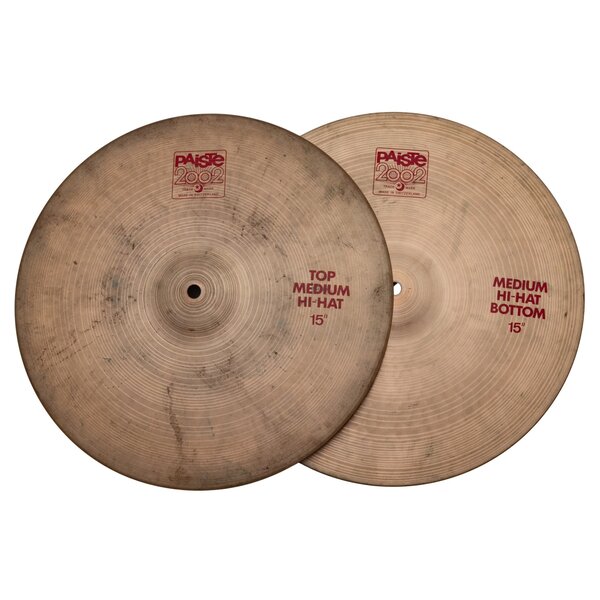 Paiste Paiste 2002 15" Medium Hi-Hat Cymbals