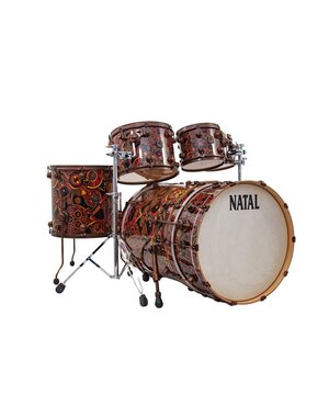 Natal Natal Originals 22" Drum Kit, Celtic Emblem Mosaic