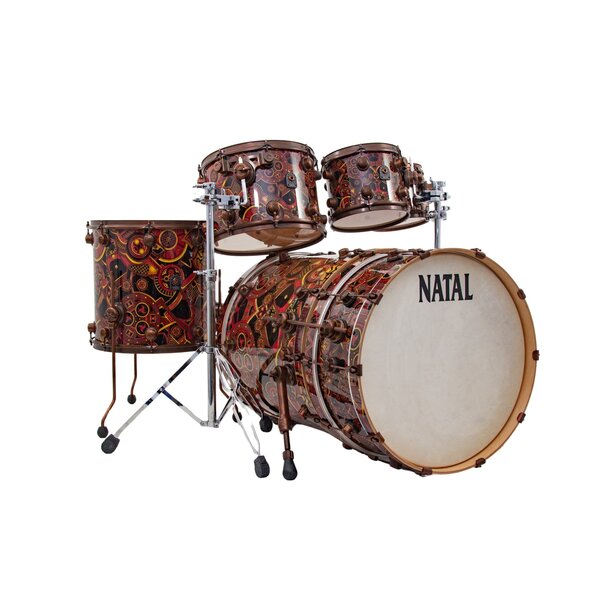 Natal Natal Originals 22" Drum Kit, Celtic Emblem Mosaic