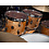 British Drum Co. British Drum Co. Founders Reserve 22" Mahogany Drum Kit, Quilted Maple Lacquer