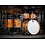 British Drum Co. British Drum Co. Founders Reserve 22" Mahogany Drum Kit, Quilted Maple Lacquer