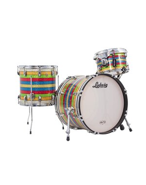 Ludwig Ludwig Classic Maple 20" Downbeat Drum Kit, Salesman Sparkle