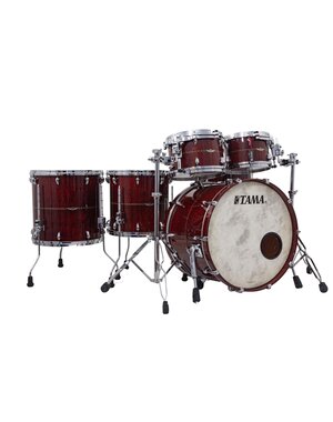 Tama Tama Star Limited Edition 22" Mahogany Drum Kit, Natural Waterfall Sapele