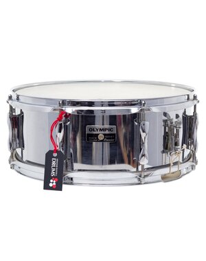 Premier Olympic by Premier 14" x 5.5" Chrome Over  Steel Snare Drum