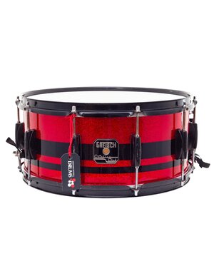 Gretsch Gretsch Catalina 14" x 6" Snare Drum, Red and Black Stripe