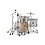Sonor Sonor AQ2 22" Maple Drum Kit, White Pearl With Free HS2000 Hardware Set