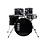 Remo Remo Bravo II 20" Acousticon Drum Kit, Black