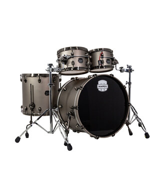 Mapex Mapex Saturn Evolution 22" Birch Drum Kit, Gun Metal Grey