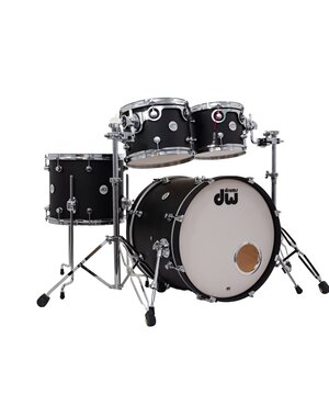 DW Drums DW Design Series 20" Drum Kit, Matte Black