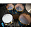 Yamaha Yamaha PHX Phoenix 22" Drum Kit, Sapphire Gloss w/Gold Hardware