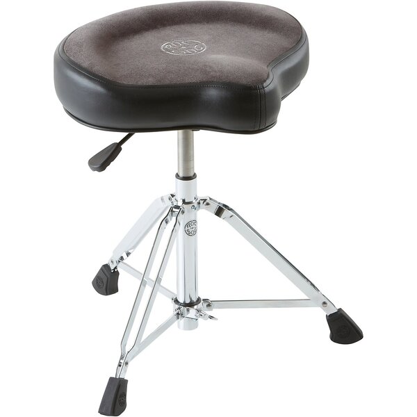 Roc n Soc Roc n Soc Cycle Drum Stool With Nitro Extended Base, Grey