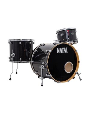 Natal Natal Arcadia 22" Drum Kit, Black Sparkle