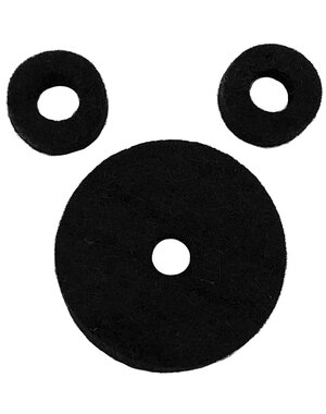 Ahead Ahead Black Wool Cymbal Felts Hi-Hat Pack