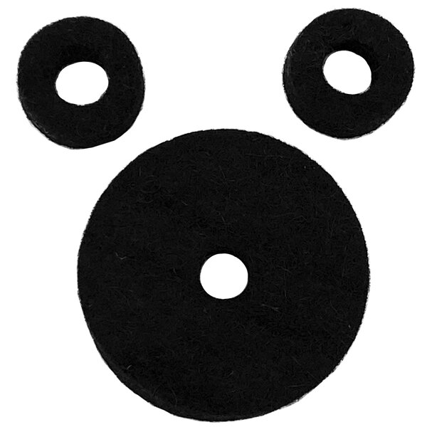 Ahead Ahead Black Wool Cymbal Felts Hi-Hat Pack