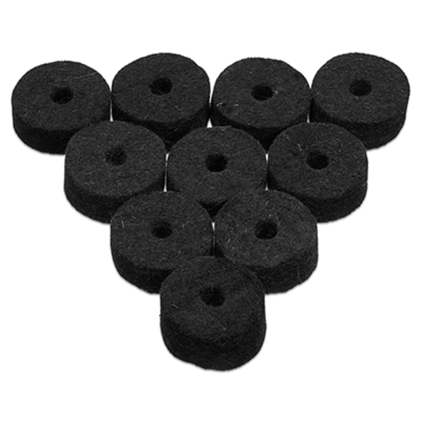 Ahead Ahead Jet Black Wool Cymbal Felts 10 Pack