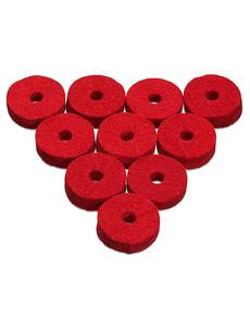 Ahead Ahead Red Wool Cymbal Felts 10 Pack