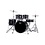 Mapex Mapex Comet 20" Fusion Drum Kit, Dark Black
