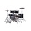 Mapex Mapex Comet 20" Fusion Drum Kit, Dark Black