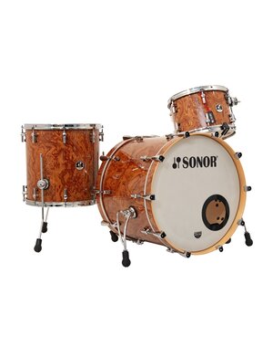 Sonor Sonor Delite 22" Drum Kit, Chocolate Burl