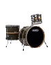 Mapex Mapex V Series 22" Drum Kit, Sparkle Onyx w/Gold Stripe