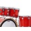 DW Drums DW Collectors 22" Maple Drum Kit, Tangerine Glass