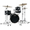 DW Drums DW Design Series 16" Mini Pro Drum Kit, Black Satin