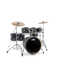 DW Drums PDP Concept Maple 22" Drum Kit, Satin Black