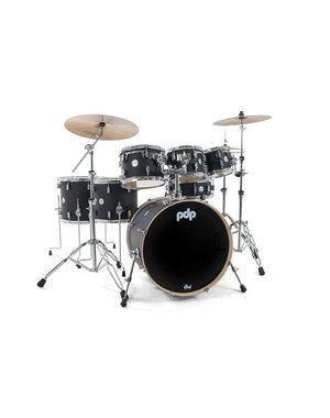 DW Drums PDP Concept Maple 22" Drum Kit, Satin Black