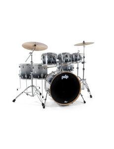 PDP PDP Concept Maple 22" Drum Kit, Silver to Black Fade