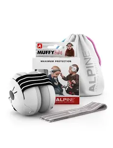 Alpine Alpine Muffy Baby - Zebra with FREE Grey spare head band