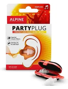 Alpine Alpine PartyPlug Earplugs, Translucent