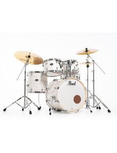 Pearl Pearl Export 20" Drum Kit, Slipstream White with Pearl 834 Hardware Pack & Sabian SBR Cymbal Set