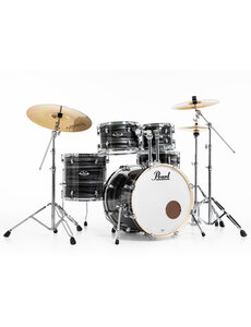 Pearl Pearl Export 20" Drum Kit, Graphite Silver Twist with Pearl 834 Hardware Pack & Sabian SBR Cymbal Set