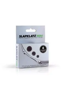 SlapKlatz Slapklatz Mini Pack Drum Damper Pack of 6 - Black