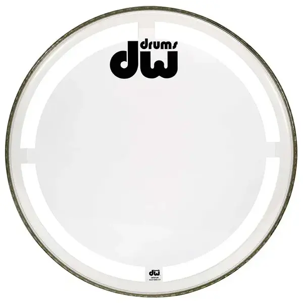 DW Drums DW 24" Clear Coated Bass Drum Head