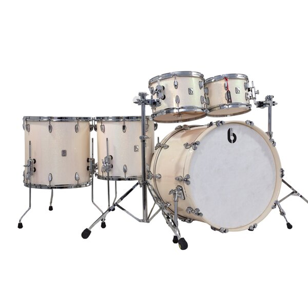 British Drum Co. British Drum Co. Legend Ultra Series 22" Rock Fusion Drum Kit, Whitehaven