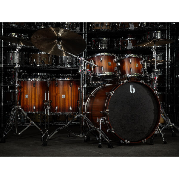 British Drum Co. British Drum Co. Founders Reserve 22" Birch Drum Kit, Zebrawood