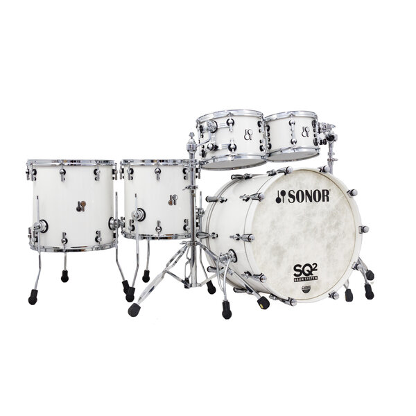 Sonor Sonor SQ2 22" Thin Birch Drum Kit, Pure White