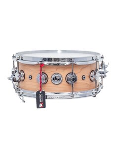 DW Drums DW Collectors 14" x 5.5" Super Sonic Solid Maple Snare Drum, Natural Satin Oil