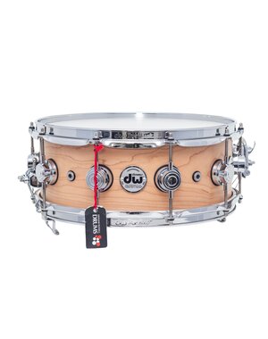 DW Drums DW Collectors 14" x 5.5" Super Sonic Solid Maple Snare Drum, Natural Satin Oil