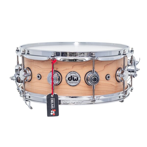 DW Drums DW Collectors 14" x 5.5" Super Sonic Solid Maple Snare Drum, Natural Satin Oil