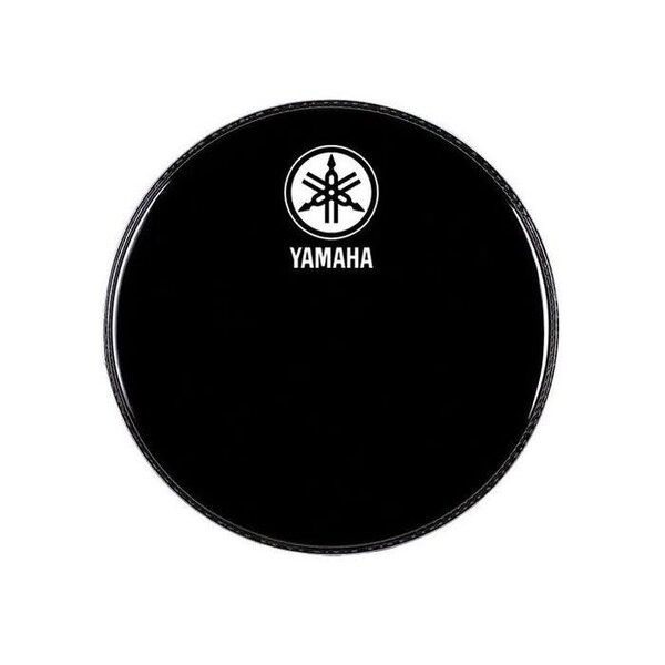 Yamaha Yamaha 18" New Logo Bass Drum Head, Black