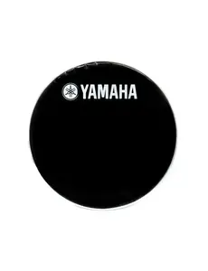 Yamaha Yamaha 24" Classic Logo Bass Drum Head, Black